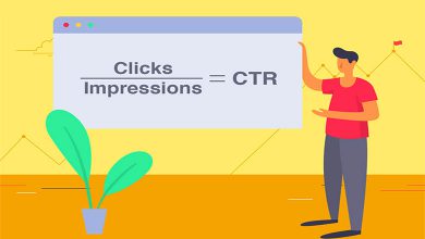 نرخ کلیک و impression