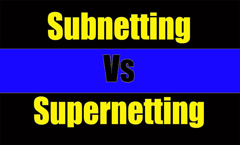 subnetting vs supernetting