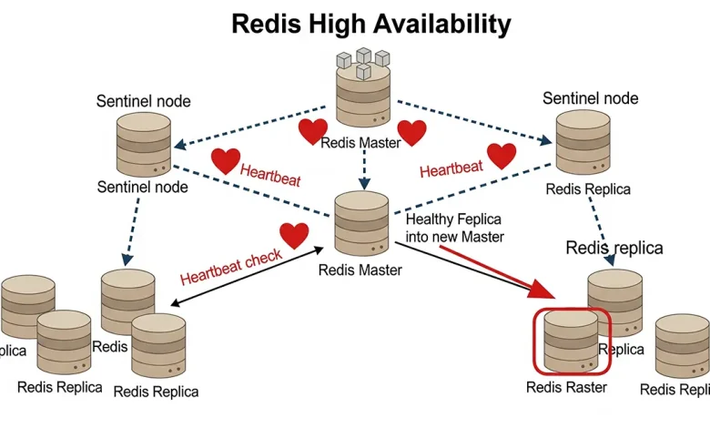 افزایش دسترس‌پذیری Redis با استفاده از Sentinel