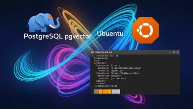 آموزش نصب PostgreSQL pgvector در اوبونتو 24.04
