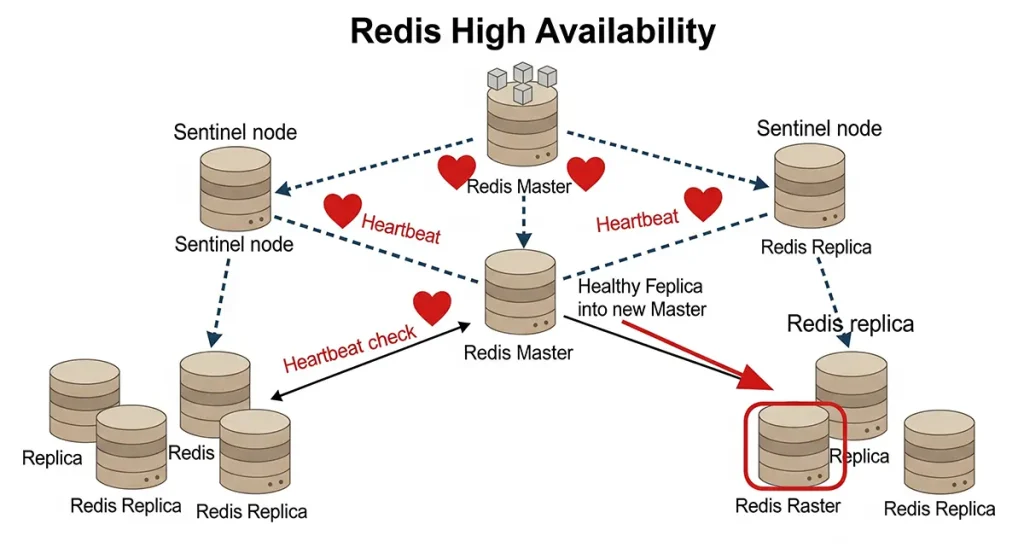 افزایش دسترسپذیری Redis با استفاده از Sentinel