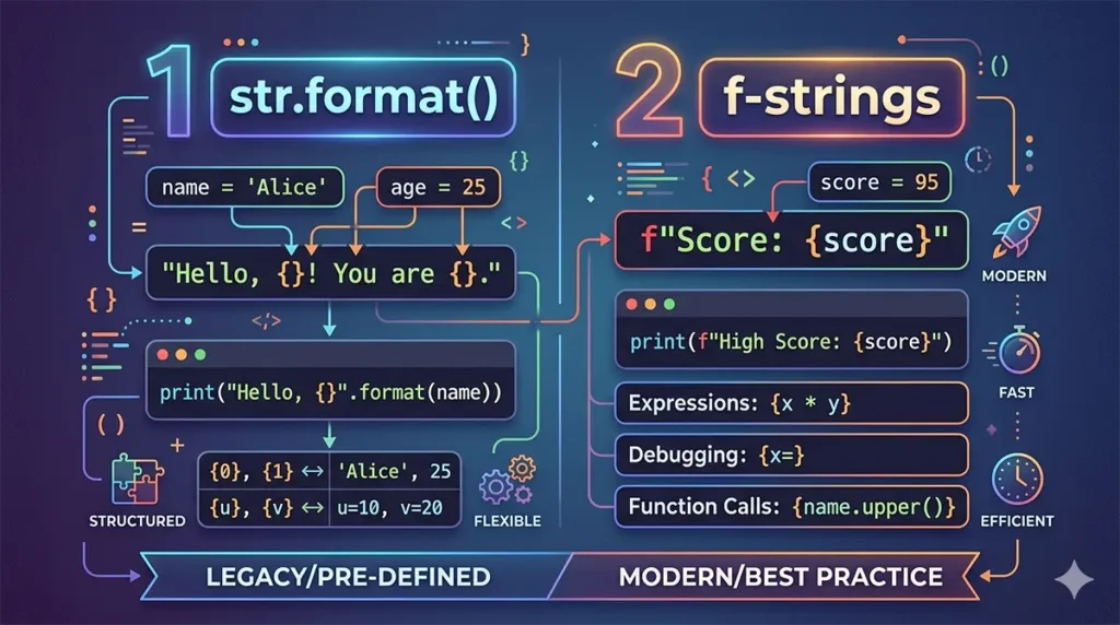 اهمیت قالببندی رشتهها یا String Formatting در پایتون