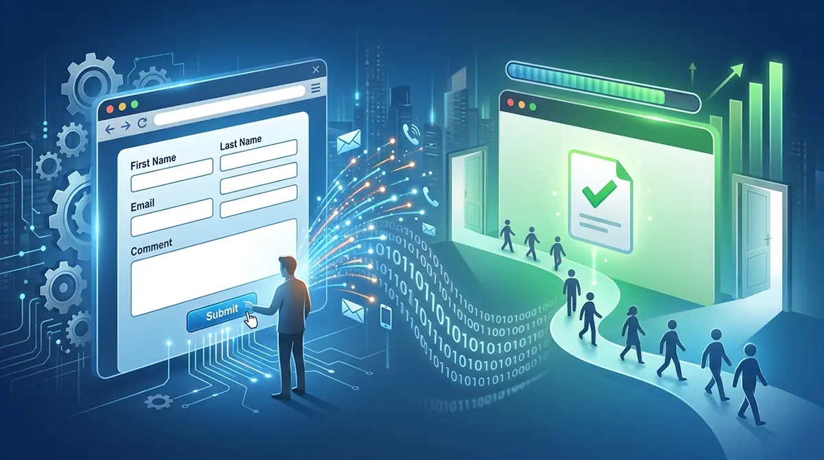 مقایسه Submit Form و Page View Optimization